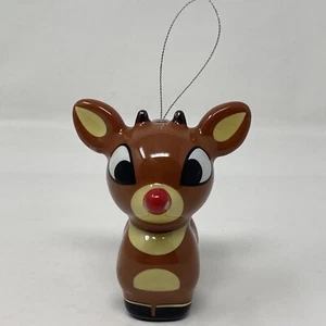 Hallmark Rudolph the Red Nosed Reindeer 4.25" Decoupage Christmas Ornament 2014 - Picture 1 of 3