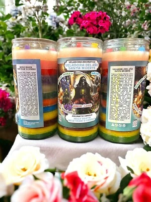 Vela Perfumada Cóctel Santa Muerte Año Nuevo 14 Días Foto 1 de 3