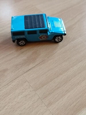 Vintage 2002 Matchbox Hummer h2 SUV Concept blau Hawaii Extrusion Tour - Bild 1 von 4