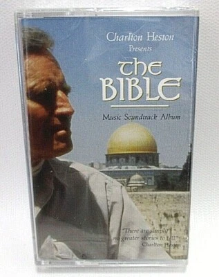 Charlton Heston Presents The Bible Music Soundtrack Cassette Tape NEW Sealed - Image 1 of 3