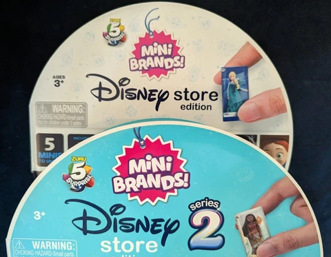 Zuru Mini Brands Disney Store Edition  SERIES 1 AND SERIES 2 COMPLETE YOUR SET Cover