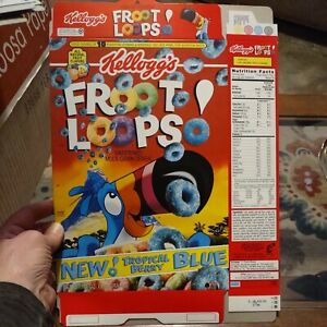 1996 Froot Loops  Kellogg's New! Tropical Berry Blue ~New Unused~
