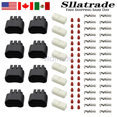 8X Conector de enchufe de bobina de encendido de repuesto para Pontiac Vibe 2010 90980-11885 Foto 1 de 4