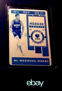 Jaren Jackson Jr. 1/1 Panini Optic Printing Plate 2019 Basketball SP 1 of 1 Rare - Picture 1 of 4