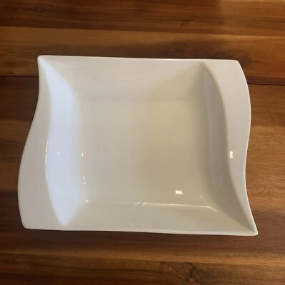 vanWell Marken  Tief Speiseteller »Harmony« Porzellan,Weiß,Groß 20Lx17Bx5cm.T, - Bild 1 von 4