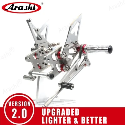 For Suzuki GSXR1000 2007 2008 GSX-R 1000 K7 K8 Racing Footrests Rearset Footpegs - Image 1 of 4