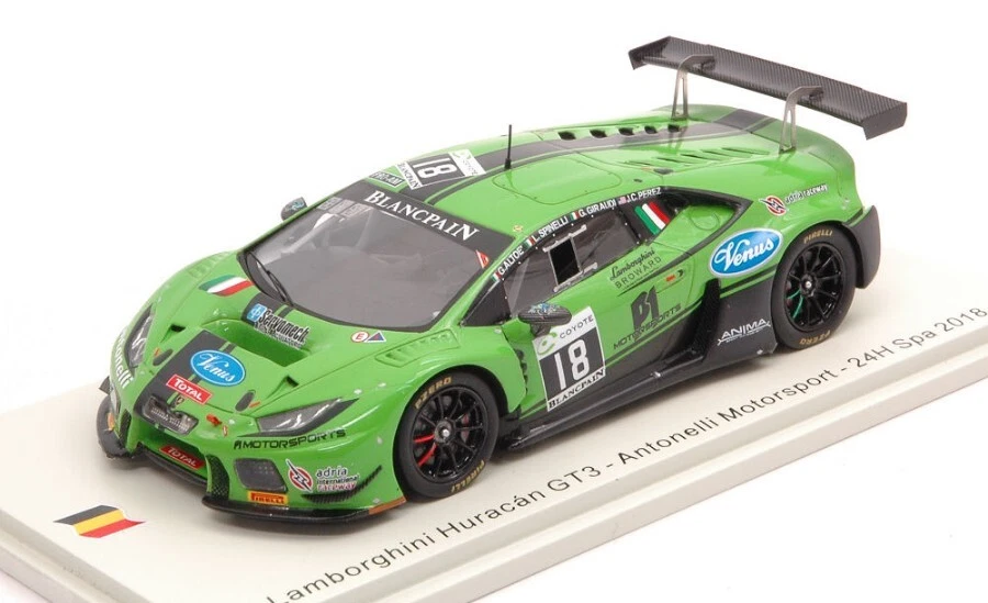 Lamborghini Huracan Gt3 #18 24 H Spa 2018 Perez Giraudi Spinelli Altoe Model - Immagine 1 di 1