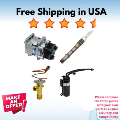 Kit Compressor A/C Fit Ford E-350 Super Duty 1999-00, Econoline Super Duty 98-99 - Image 1 of 4