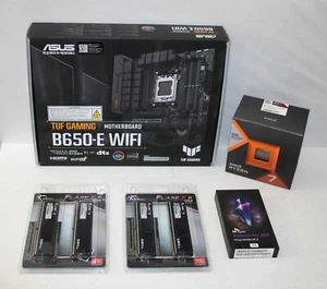AMD Ryzen 7 7800X3D, ASUS B650-E TUF Gaming, G.Skill Flare X5 64GB RAM 1TB NVMe - Picture 1 of 11