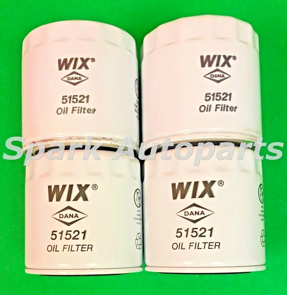 Lot of 4 Engine Oil Filter WIX 51521 For NISSAN NP300, ALFA ROMEO, AUDI, DATSUN - Изображение 1 из 3