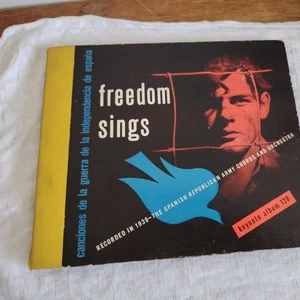 FREEDOM SINGS THE SPANISH REPUBLICAN ARMY CHORUS 78RPM ALBUM KEYNOTE ALBUM 128 - Picture 1 of 17