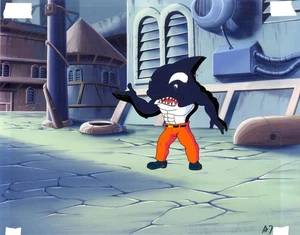 STREET SHARKS MOBY LICK ANIMATION CEL 110625-011 - Picture 1 of 1