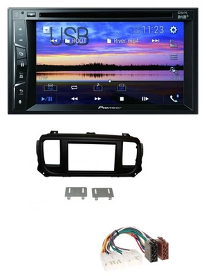 Pioneer Bluetooth 2DIN USB DVD DAB MP3 Autoradio für Toyota Proace Verso ab 2016 - Bild 1 von 4