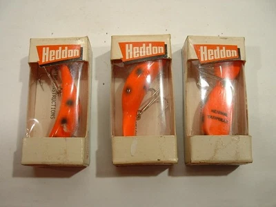 Vintage Heddon "Tad Polly" Fishing Lure Lot 8 - Image 1 of 4