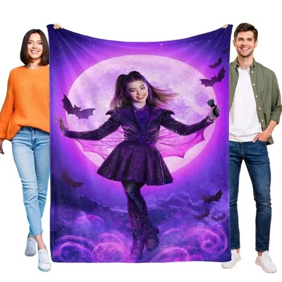 Vampirina Teenage Vampire Blanket Soft Flannel Bed Sofa Throw Birthday Gift - Image 1 of 4