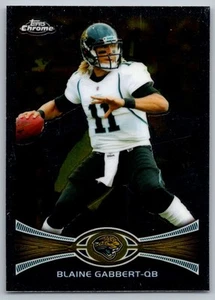 2012 Topps Chrome Blaine Gabbert Jacksonville Jaguars #55 - Picture 1 of 2