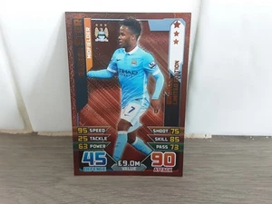 RAHEEM STERLING - RARE MISPRINT Match Attax Bronze Limited Edition card (MAN C) - Picture 1 of 9
