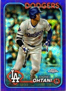 2024 Topps Chrome #1 Shohei Ohtani Purple Logofractor /250 - Picture 1 of 2
