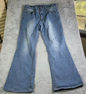 Angels Jeans Women's Size 20W Blue Wash Stretch Comfort Flare Leg - Picture 1 of 4