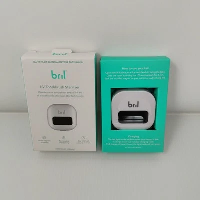 Bril УФ зубная щетка дезинфицирующее средство портативный стерилизатор - новый в открытой коробке - Изображение 1 из 4