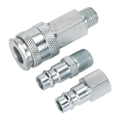 1x Kit Sealey 1/4"BSP High Flow Coupling Air Tool - ACH60 - Image 1 of 4