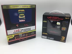 Midway Classic Arcade Collectible Gaming Box & Midway Classics Vol.1 Plug & Play - Picture 1 of 12