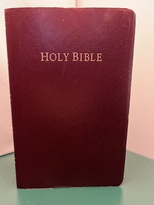 Holy Bible KJV Words of Christ in Red Letter 1987 Thomas Nelson 162R Very Good - Picture 1 of 14