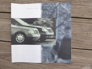 Mercedes-Benz 1994 S-Class Sales Brochure Product Information Sedan Coupe V-12 - Picture 1 of 6