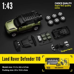 CCA 1:43 Land Rover Defender 110 Metal Alloy Model Car Diecast Assembly Modifica - Picture 1 of 13