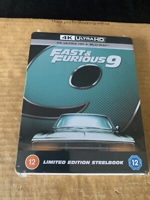 Fast & Furious 9 4K UHD Region Free Blu Ray Steelbook NEW & SEALED Vin Diesel - Image 1 of 4
