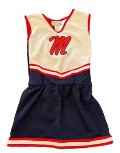Ole Miss Cheerleader Suit Size 6 Blue White By Third Street - Picture 1 of 12