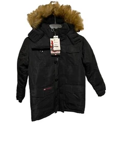 Canada Weather Gear Parka Jacket -Black Size Medium Kids 10-12 - Picture 1 of 7