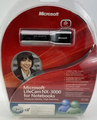 Cámara web Microsoft LifeCam NX-3000 para portátiles micrófono incorporado nueva en paquete Foto 1 de 3