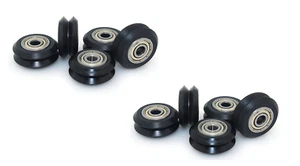 (Qty.10) W625ZZ V Groove Plastic Linear POM Pulley Wheel Roller Printer Bearing - Picture 1 of 4