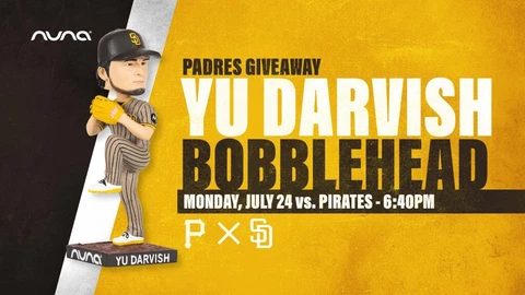 *PRESALE* Yu Darvish 3,000 Strikeouts Bobblehead San Diego Padres 7/24/23 SGA Cover