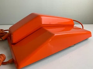 OLD CONTEMPRA PHONE - VINTAGE - ORANGE - SPACE AGE - Picture 1 of 6