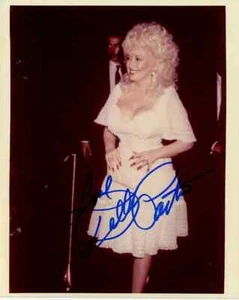 Dolly Parton Signed Original Vintage 8x10 Photo EB Autographs & Collectibles COA - Picture 1 of 1