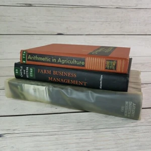 Vintage Landwirtschaft Geschäftsbuch Menge 3 Arithmetik in der Landwirtschaft Futtermittel & Fütterung - Bild 1 von 24