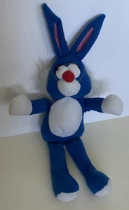 Zirkus Zirkus blauer Hase Plüschtier 10 Zoll Stofftier Spielzeug Vintage selten - Bild 1 von 7