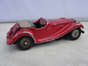 SCALEX 1950ER JAHRE WEISSBLECH MG TF ROT GEBRAUCHT OHNE VERPACKT - Bild 1 von 8