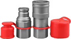 3/8" Flat Face Hydraulic Quick Connect Couplers/Couplings with Dust Caps,The Uni