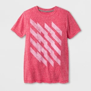 Art Class Boys' Red/White Zigzag Graphic Short Sleeve T-Shirt 4-5, 6-7, 8-10, 16 - Picture 1 of 1