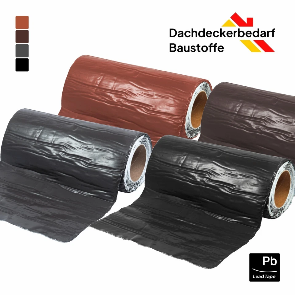 Walzblei color selbstklebend  Meterware Bleifolie Dach Kamin Kaminanschlussband - Bild 1 von 1