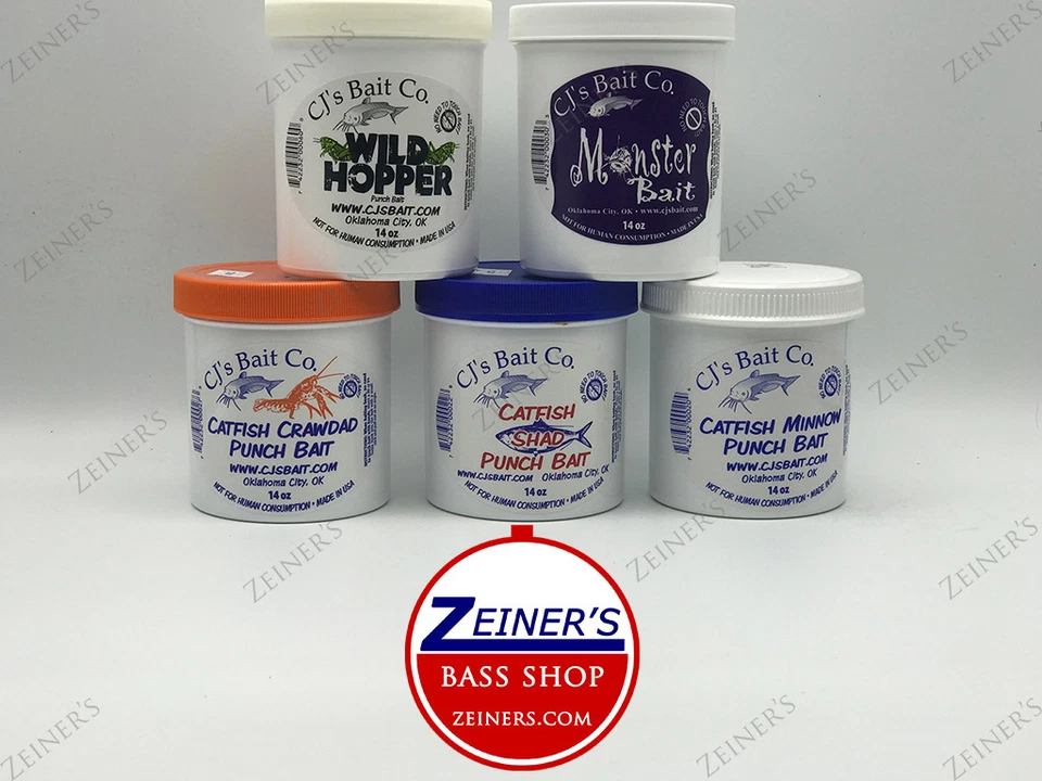 Cebo ponche bagre CJ - tamaño 14 oz - 5 sabores para elegir Foto 1 de 1