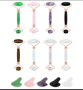 Gemmalina Rock N Roll Natural Gem Rollers And Gem Stones Grow Youth Gracefully - Picture 1 of 7
