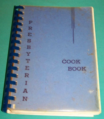 First Presbyterian Church Moultrie, Georgia Cookbook 1950 vintage recipes - Image 1 of 4