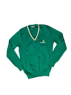 Suéter de Colección Irlanda Cuello en V Verde Irlandés Prendas de Punto McArdle Trébol Acrílico 36 Foto 1 de 4