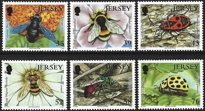 2008 Jersey Sg 1393/1398 Insects (2nd series) MNH - Image 1 of 2