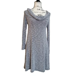 NWT Elan Knit Heathered Gray Dress - Size Medium - Picture 1 of 12