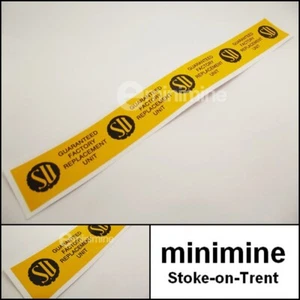 Classic Mini SU Fuel Pump Sticker Decal Yellow mg car jaguar triumph leyland - Picture 1 of 1